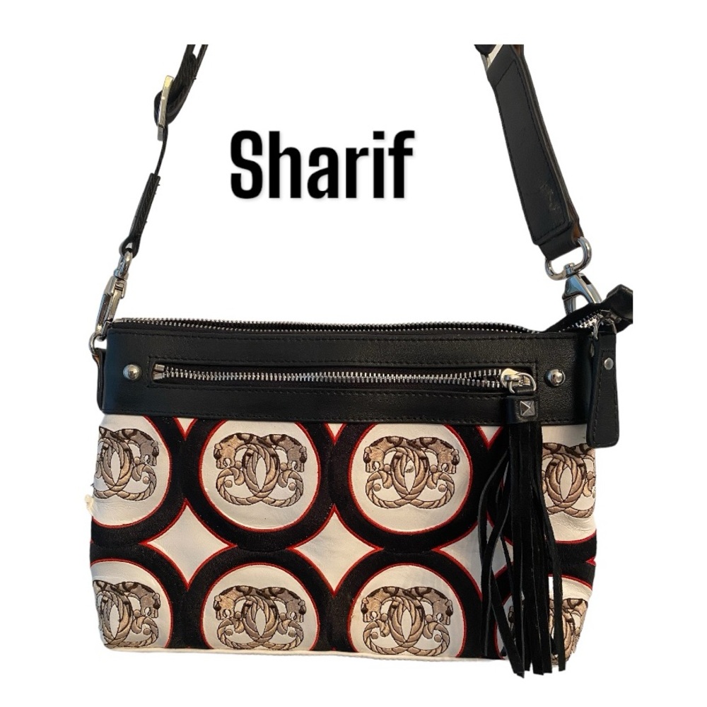 Sharif Logo Crossbody Purse